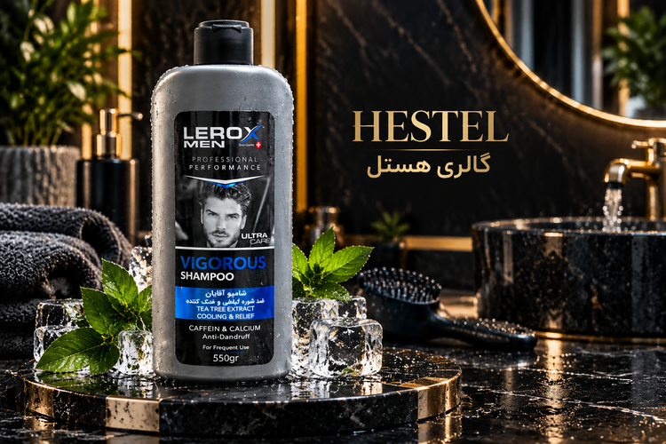 شامپو ضد شوره مردانه لروکس Lerox Vigorous 550 گرم