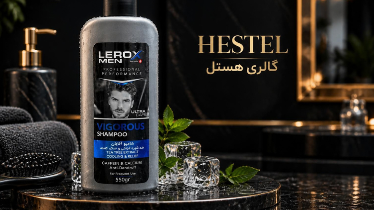 شامپو ضد شوره مردانه لروکس Lerox Vigorous 550 گرم